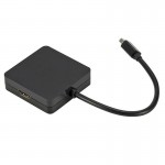 Αντάπτορας / Converter mini DisplayPort male σε HDMI 1.4/DVI/VGA female μαύρο OEM Μετατροπείς εικόνας ee3760