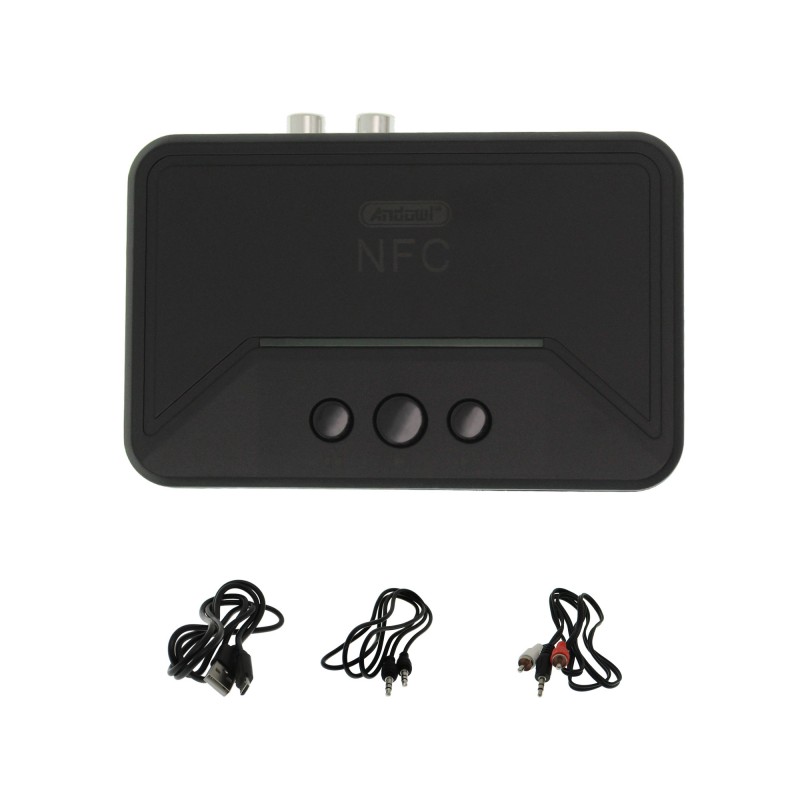 Bluetooth Receiver NFC μαύρο Andowl Q-T92