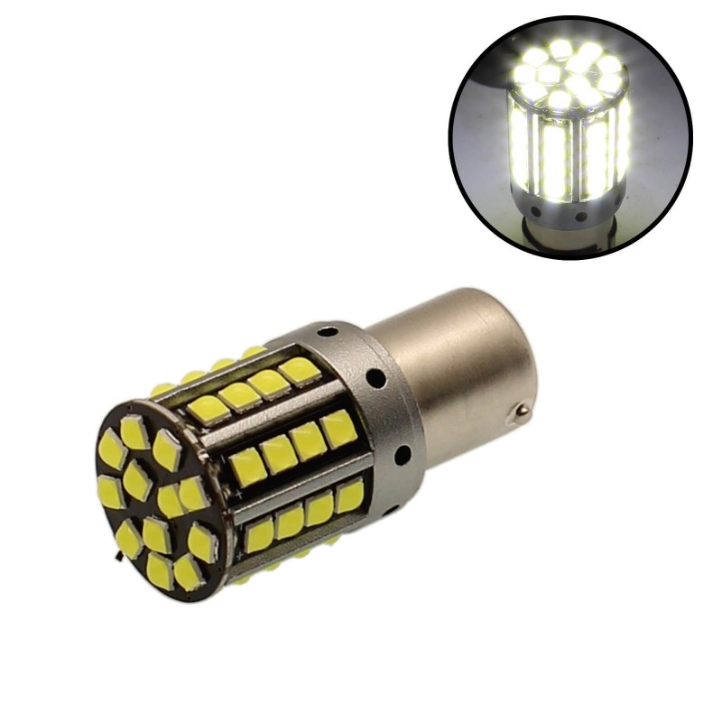 Διπολική Λάμπα LED CANBUS 1157 BAY15D 44 SMD 12-24V 8000LM 6000K Ψυχρό Λευκό 1 Τεμάχιο OEM