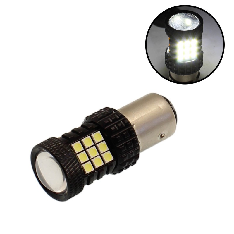 Διπολική Λάμπα LED CANBUS 1157 BAY15D 30 SMD 12-24V 2500LM 6000K Ψυχρό Λευκό 1 Τεμάχιο OEM