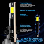 H11 LED 12V 72W 15000LM 6500K IP68 A500 N72 NOVSIGHT 2 X 36W 2 έτη εγγύηση