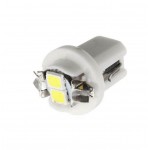 LED T5 B8.5D 2 SMD 12V για όργανα αυτοκινήτου 1 τεμ. λευκό ΟΕΜ