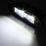 Σετ αδιάβροχοι προβολείς αλουμινίου LED 17cm 80W 4 SMD 12V/24V 6500K ψυχρό λευκό 7000LM IP67 για αυτοκίνητο/φορτηγό/βάρκα 2 τεμ. OEM