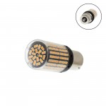 Μονοπολική λάμπα LED 1156 BA15S 144 SMD 12V/24V 10W 900LM πορτοκαλί 1 τεμ. OEM