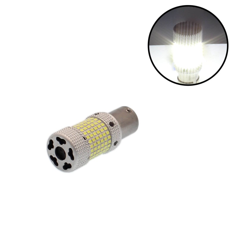 Μονοπολική Λάμπα LED με Ανεμιστήρα 1156 BA15S 5W 150 SMD 12-24V 4500LM 6000K Ψυχρό Λευκό 1 Τεμάχιο OEM