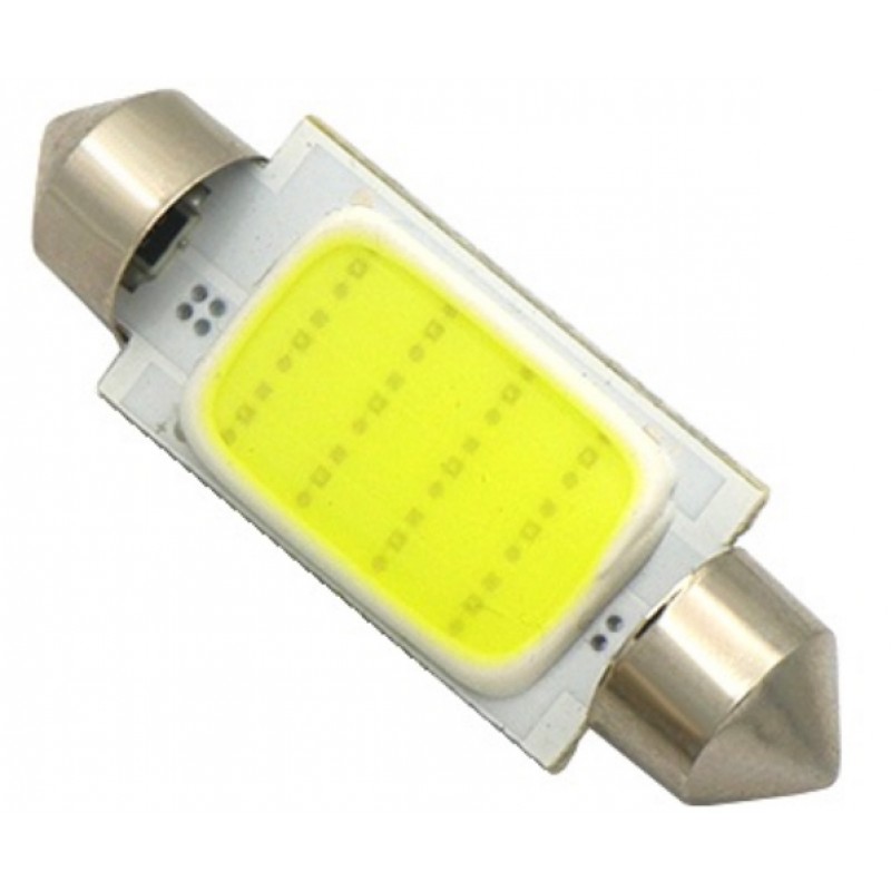 C5W LED λαμπτήρας πλαφονιέρας 41mm 12V cool white COB 1.5W 150 lumens OEM