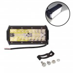 LED Αδιάβροχος Προβολέας Αλουμινίου 16cm 120W 40 SMD 12V-24V 6000LM 6500K Ψυχρό Λευκό IP68 ΟΕΜ