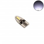 T10 LED 12V 1.5W 2 SMD CANBUS 150LM ψυχρό λευκό 6500K 1 τεμ. OEM