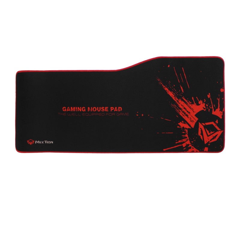 Αντιολισθητικό gaming mousepad 35 x 79cm μαύρο-κόκκινο P100 Meetion