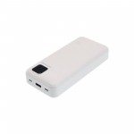 Powerbank με Θύρες USB και Type C 20000 mAh 22.5W με Ενσωματωμένα Καλώδια Φόρτισης Λευκό R26 TAKEMORE