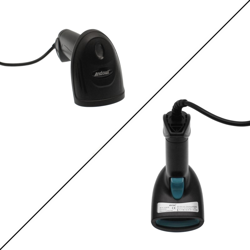 Ενσύρματο Barcode Scanner USB 1D/2D/QR laser μαύρο Q-SM3B Andowl