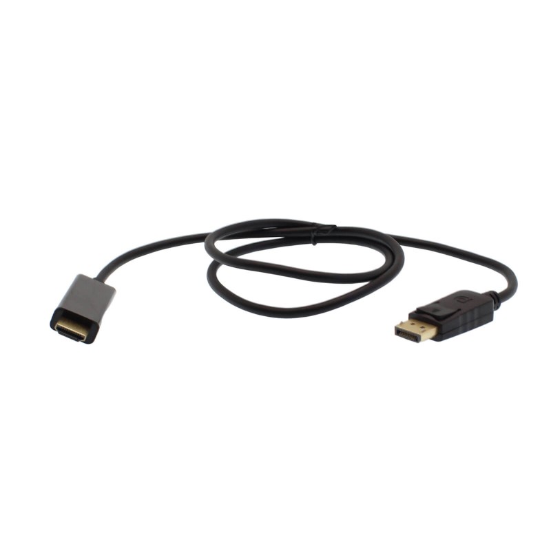 Καλώδιο DisplayPort Αρσενικό σε HDMI Αρσενικό 1m HDTV 1080P OEM