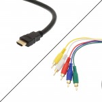 Καλώδιο HDMI αρσενικό σε 5 x RCA αρσενικά 1.5m HD-5RCA