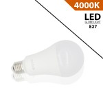 Λάμπα LED E27 18W 220V θερμό λευκό 4000K 1530LM IP20 14.1 x 7cm ABBG27NW-18W Avide