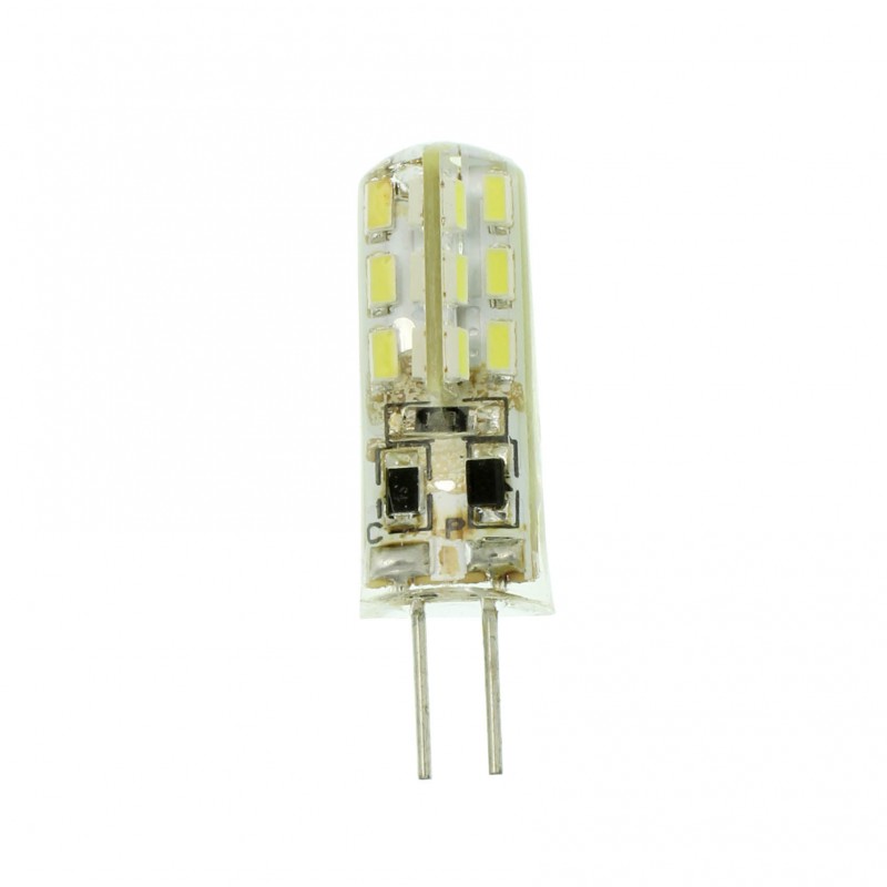 G4 LED dimmable σιλικόνης 12V 1.5W 120LM 24 SMD ψυχρό λευκό 6000K OEM