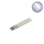 LED Φορητό USB φως νυκτός/ανάγνωσης 8 SMD 5730 5V 3W ψυχρό λευκό 6500K OEM