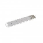 LED Φορητό USB φως νυκτός/ανάγνωσης 8 SMD 5730 5V 3W ψυχρό λευκό 6500K OEM